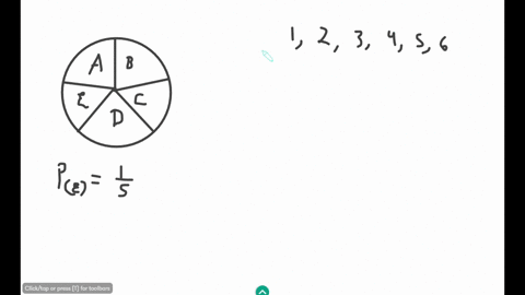 A game includes spinning a spinner with numbers 1-5 and...