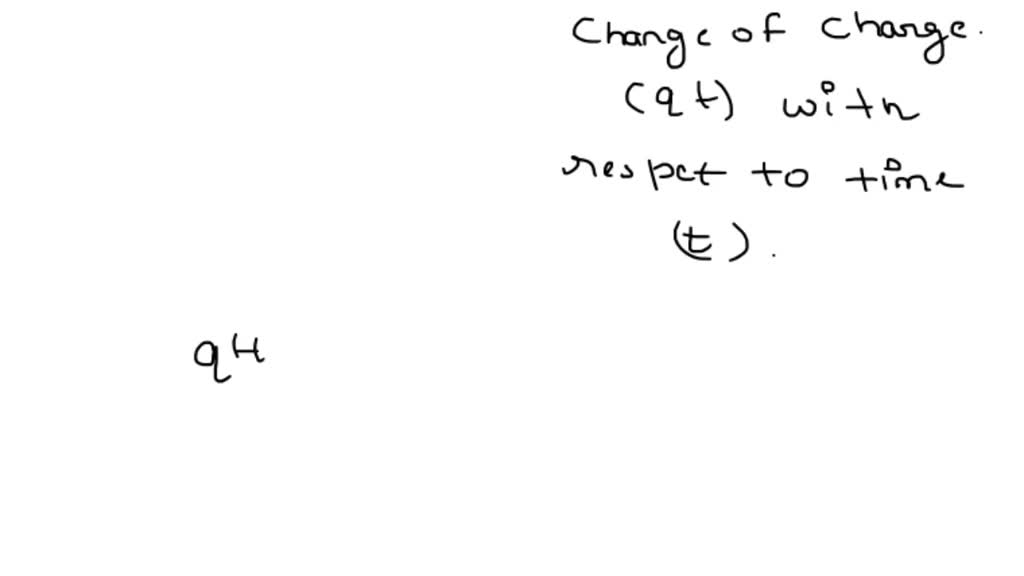 SOLVED: 1.3 Find the charge q(t) flowing through a device if the ...