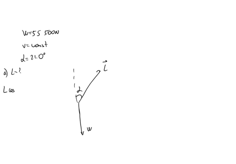 the-helicopter-in-the-drawing-is-moving-horizontally-to-the-right-at-a-constant-velocity-the-weight-of-the-helicopter-is-w55500-n-the-lift-force-l-generated-by-the-rotating-blade-makes-an-an-85034