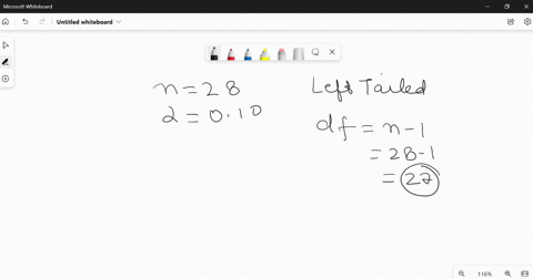 find-the-critical-value-and-rejection-region-for-the-type-of-chi-square-test-sample-size-n-and-level-of-significance-a-left-tailed-test-n28-a010-24536