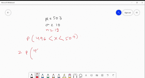 a-particular-fruits-weights-are-normally-distributed-with-a-mean-of-503-grams-and-a-standard-deviation-of-10-grams-if-you-pick-12-fruit-at-random-what-is-the-probability-that-their-mean-weig-75867