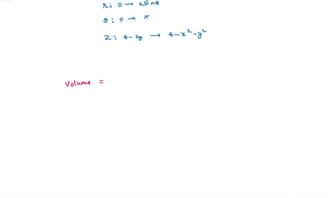 using-polar-coordinates-in-the-x-y-plane-find-the-volume-of-the-solid-bounded-by-the-plane-z-4-2y-and-the-paraboloid-z-4-x2-y2-52182