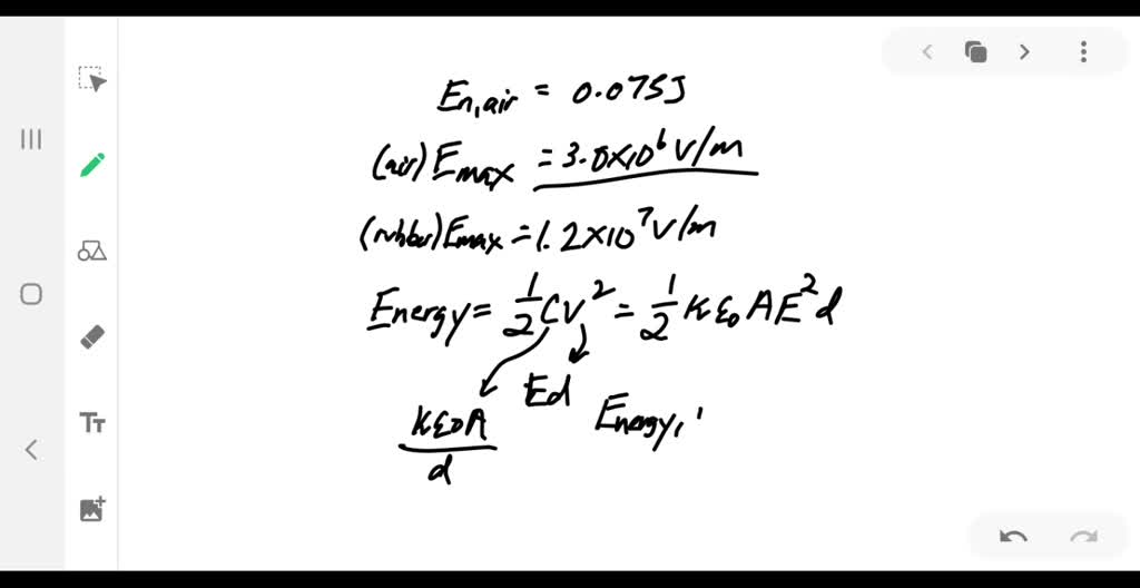 SOLVED: If the electric field inside a capacitor exceeds the dielectric ...