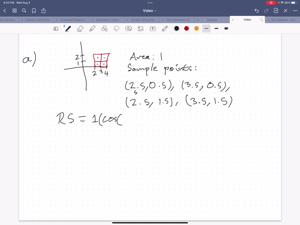SOLVED Use the midpoint method with two uniform subintervals in each