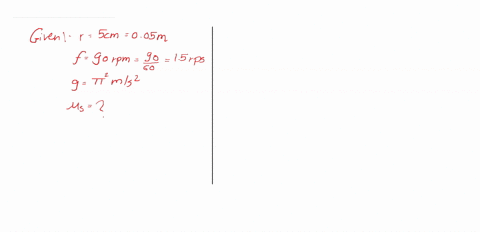 a-coin-kept-at-a-distance-of-5-cm-from-the-centre-of-a-turntable-of-radius-15-m-just-begins-to-slip-when-the-turntable-rotates-at-a-speed-of-90-rpm-calculate-the-coefficient-of-static-friction-between