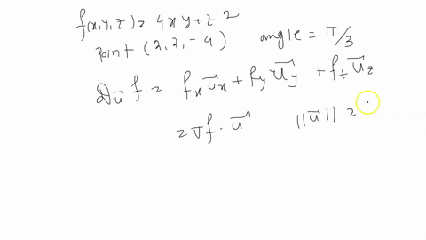 find-the-directional-derivative-of-fxyz4xyz2fxyz4xyz2-at-the-point-224224-in-the-direction-of-a-vector-making-an-angle-of-33-with-f224f224-fu224duf224fu224duf224-1-point-the-concentration-of-30557