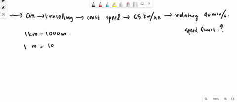 would-a-car-traveling-at-a-constant-speed-of-65-mathrmkm-mathrmh-violate-a-40-mih-speed-limit-65429