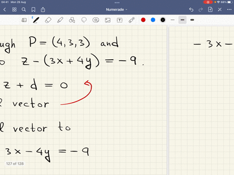 find-the-equation-of-the-plane-through-the-point-p-433-and-parallel-to-the-plane-z-3x4y-9-37522