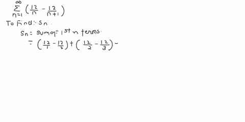 find-a-formula-for-the-nth-partial-sum-of-the-series-and-use-it-to-determine-if-the-series-converges-or-diverges-if-the-series-converges-find-its-sum-2-2-3-n-if-the-series-converges-what-is-72663