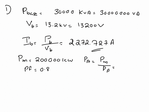 a-synchronous-generator-and-motor-are-rated-for-30000-kva-132kv-and-both-have-sub-transient-reactance-of-20-the-line-connecting-them-has-a-reactance-of-10-on-the-base-of-machine-ratings-the-66387