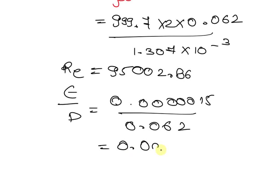 SOLVED Water 10 C Flows With A Speed Of 2 M s Through A Horizontal solved-water-10-c-flows-with-a-speed-of-2-m-s-through-a-horizontal