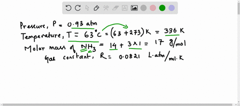 what-is-the-density-of-a-sample-of-nh3-gas-if-the-pressure-is-093-atm-and-the-temperature-is-630-c