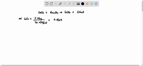 calculate-yield-of-caco3-step-by-step-balanced-equation-cacl2-na2co3-caco3-solid-2-nacl-aq-cacl2-558-g-na2co3-6210-g-water-50-ml-find-actual-yield-find-theoretical-yield-find-percent-yield-64807