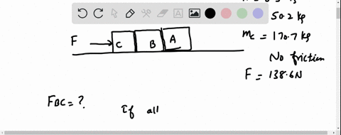 three-blocks-a-b-and-c-stand-next-to-each-other-as-shown-in-the-figure-a-force-f-with-magnitude-1386-n-is-applied-to-push-block-c-directly-and-sends-the-blocks-accelerating-to-the-right-lets-86612