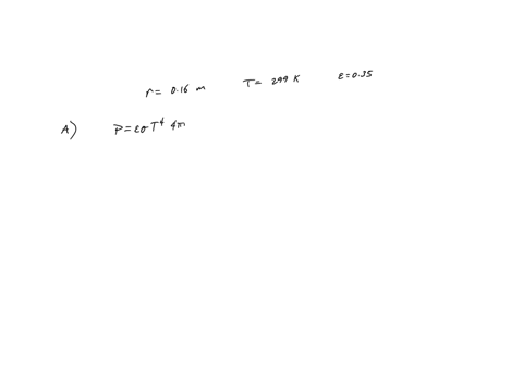 how-much-power-is-radiated-by-tungsten-sphere-emissivity-035-of-radius-16-cm-at-temperature-of-26-c-express-your-answer-using-two-significant-figures_-42-w-ubmi-previous-answers-correct-sign-51797