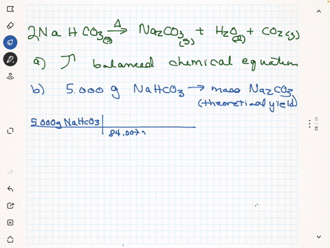 sodium-hydrogen-carbonate-nahco3-can-be-converted-to-sodium-carbonate-na2co3-water-and-carbon-dioxide-upon-heating-a-provide-the-balanced-equation-for-this-reaction-you-can-use-the-delta-sig-58405