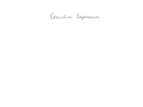 what-is-executive-experiences