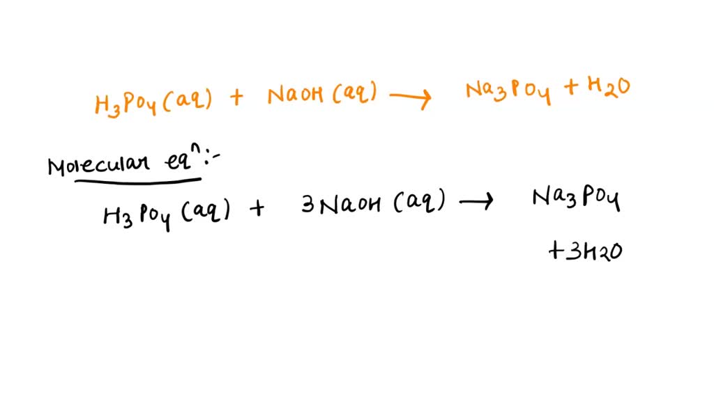 SOLVED: Write balance net ionic equation for the reaction between an ...