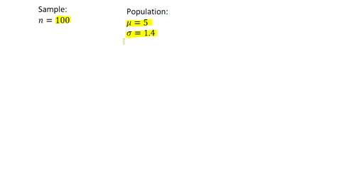 sampling-distribution-of-the-means-of-all-possible-samples-of-size-100-is-formed-the-population-has-mean-5-and-standard-deviation-14-what-is-the-value-of-u-014-05-85062