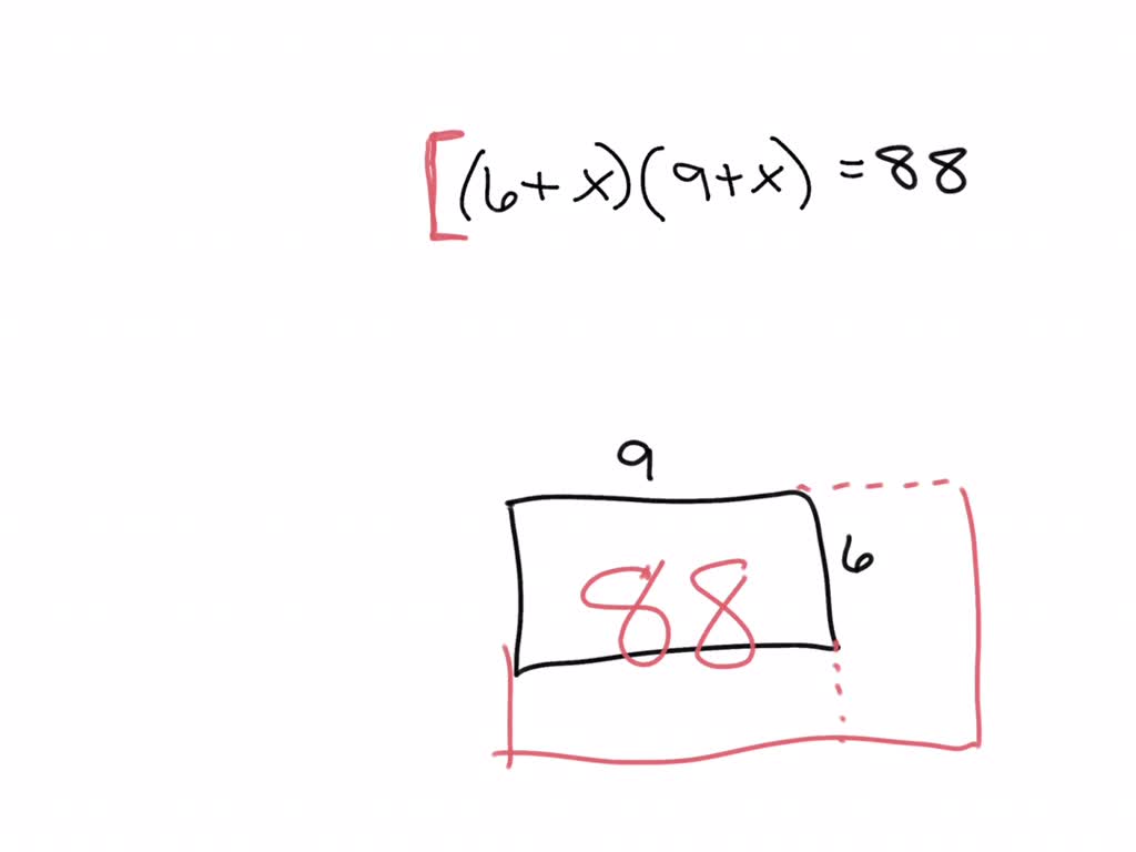 SOLVED A rectangular patio is 9 ft by 6 ft. When the length and width