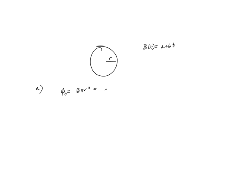 a-circular-loop-of-wire-of-radius-r-is-in-a-uniform-magnetic-field-with-the-plane-of-the-loop-perpendicular-to-the-direction-of-the-field-fig-p3159-the-magnetic-field-varies-with-time-accord-46623