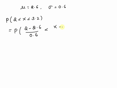 at-one-college-gpas-are-normally-distributed-with-a-mean-of-26-and-a-standard-deviation-of-06-what-percentage-of-students-at-the-college-have-a-gpa-between-2-and-32-27368