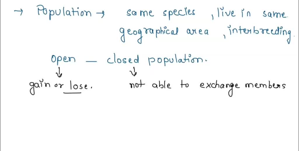 SOLVED: In A Closed Population What Determines Population Growth ...