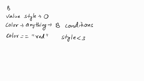 what-conditions-have-to-be-true-0-make-the-following-code-display-b-if-color-red-if-style-3-printa-elif-style-printb-elsa-prntcc-alit-color-blue-printd-88035