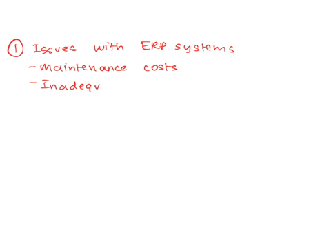 provide-2-problems-with-non-enterprise-resource-planning-erp-system-and-2-problems-with-closed-databased-architecture