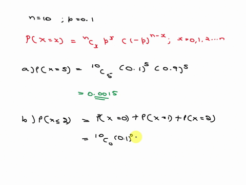 1-10-points-3-105-the-random-variable-x-has-binomial-distribution-with-n-o-andp-01-determine-the-following-probabilities-a-px-5-b-px-2-c-px-z9-d-p3-x5-32655