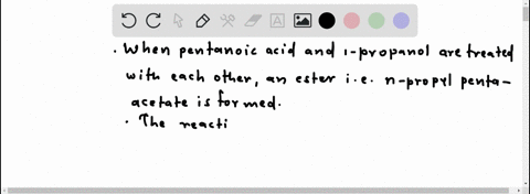 draw-the-structures-of-the-reactants-and-products-of-the-following-reactions-of-the-carboxylic-acid-family-a-pentanoic-acid-1-propanol-87018