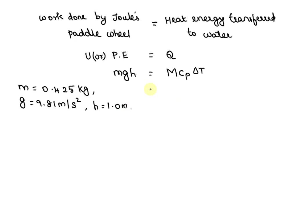 Consider using the apparatus shown in Fig. 41(a), known as the Joule