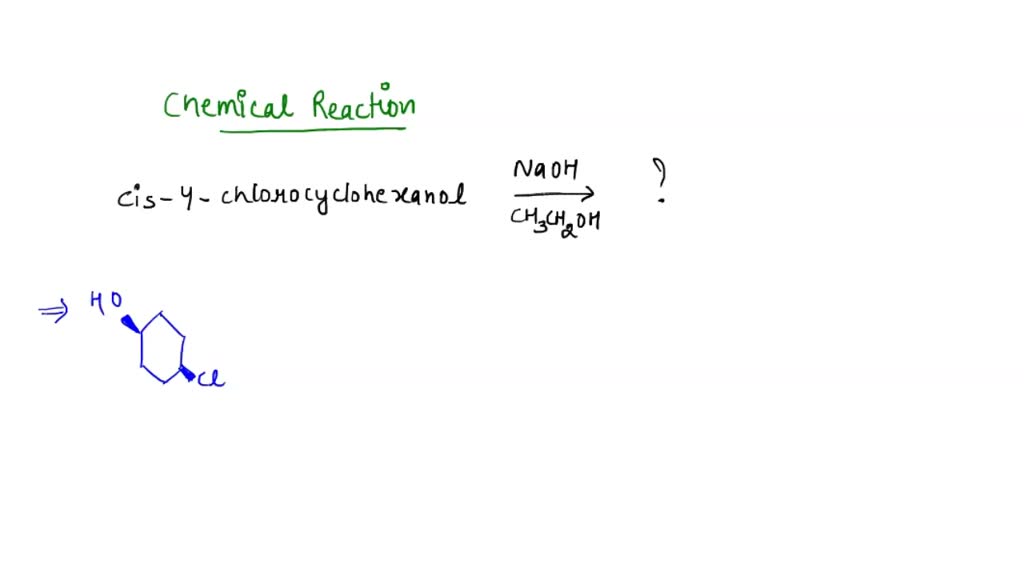 SOLVED: The Cis- And Trans-stereoisomers Of 4-chlorocyclohexanol Give ...