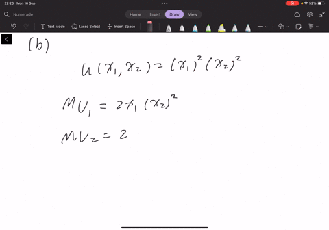 consider-the-following-utility-functions-a-ux1x2-x1x2-b-ux1x2-x12x22-where-x1-is-the-amount-of-good-1-and-x2-is-the-amount-of-good-2-1-for-each-of-the-utility-functions-find-the-marginal-utility-mu-wi