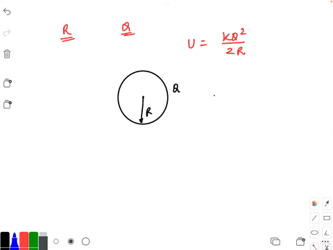 a-sphere-of-radius-r-carries-total-charge-q-distributed-uniformly-over-its-surface-show-that-the-ene-98105
