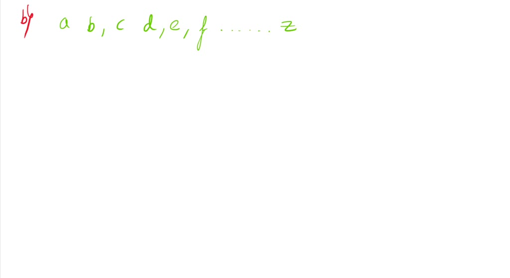 SOLVED: How many arrangements of the 26 different letters are there ...