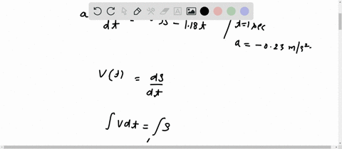 a-particles-velocity-along-the-x-axis-is-described-by-vt-a-t-b-t2-where-t-is-in-seconds-v-is-in-meters-per-second-a-095-ms2-and-b-059-ms3-part-a-what-is-the-acceleration-in-meters-per-second-18462