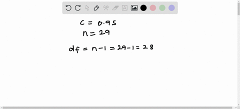 find-the-critical-value-t-for-the-confidence-level-c-095-and-sample-size-n-29-click-the-icon-t0-view-the-t-distribution-table-round-to-the-nearest-thousandth-as-needed-quas-enter-your-answer-16227
