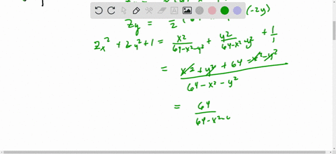 part-of-the-sphere-x2-y2-z2-64-that-lies-above-the-find-the-area-ofthe-surface-the-plane-z-1-74285