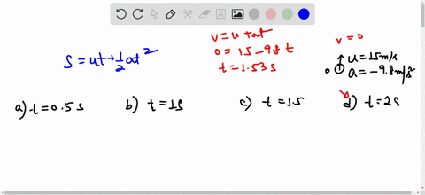 calculate-the-displacement-and-velocity-at-times-of-a-0500-b-100-c-150-and-d-200-s-for-a-ball-thrown-straight-up-with-an-initial-velocity-of-150-ms-take-the-point-of-release-to-be-y_00