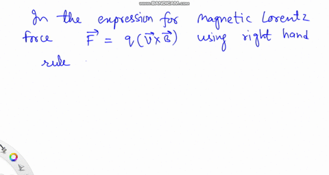 1-charges-123-and-4-are-positive-or-negative-charges-as-indicated-in-the-figure-below-the-arrow-on-each-charge-is-the-direction-of-the-velocity-ofthe-charges-and-magnetic-field-b-is-uniform-86076