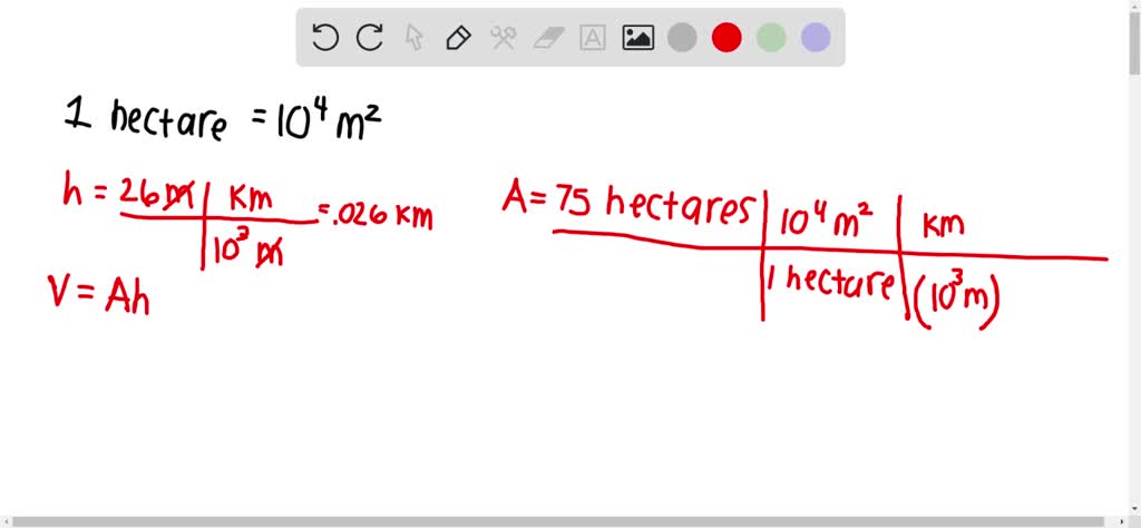 SOLVED: A unit of area often used in measuring land areas is the ...