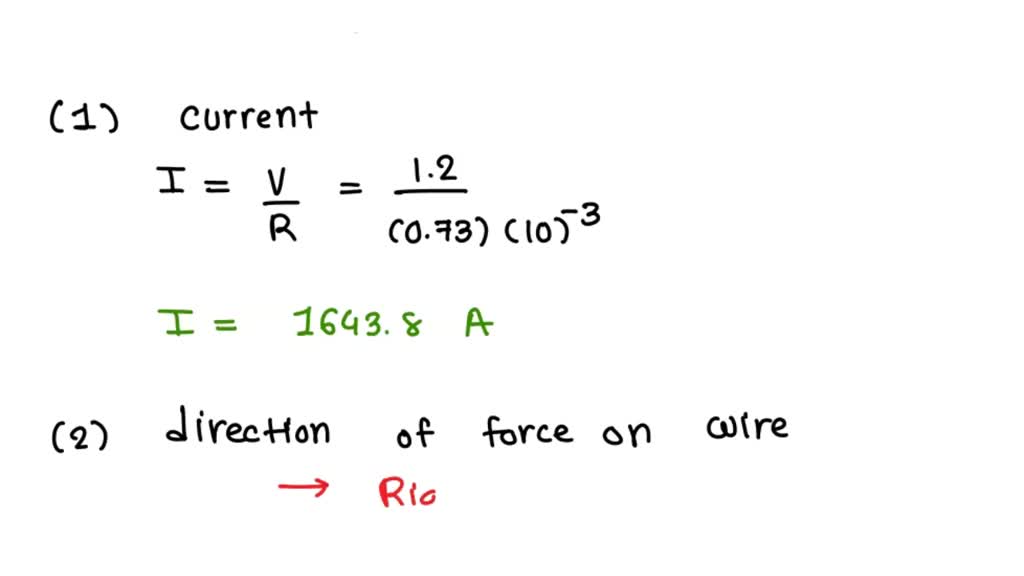 SOLVED A device called a railgun uses the force on currents