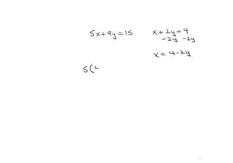 solve-the-system-of-equations-by-any-method-5x9y15-x2y-4