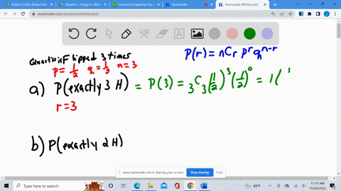 a-fair-quarter-is-flipped-three-times-for-each-of-the-following-probabilities-use-the-formula-for-the-binomial-distribution-and-a-calculator-to-compute-the-requested-probability-next-look-up-55912