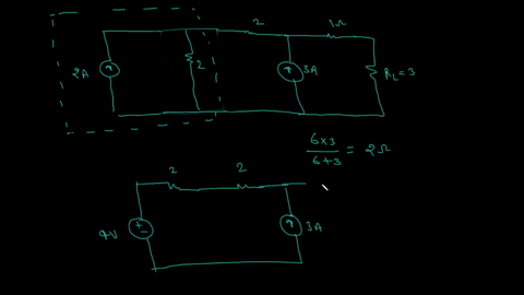 2-use-source-transformation-technique-to-find-the-current-flowing-through-the-load-resistance-rt-for-the-circuit-shown-in-fig-below-all-the-resistances-are-in-ohms-3a-t-rz3-fig-184-3-use-sou-12593