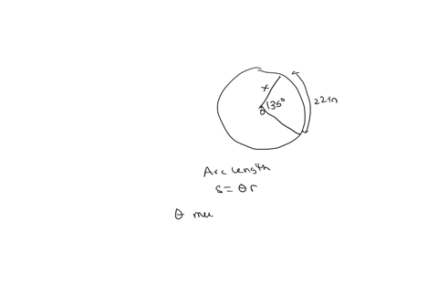 circle-0-shown-below-has-an-arc-of-length-22-inches-subtended-by-an-angle-of-135-find-the-length-of-the-radius-to-the-nearest-tenth-of-an-inch-0-135-47608