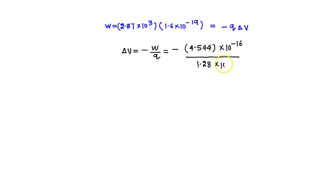 SOLVED An electric field does 2.87 Ã— 10^3 eV of work on an oxygen