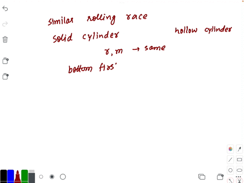 in-a-similar-rolling-race-no-slipping-the-two-objects-are-a-solid-cylinder-and-hollow-cylinder-of-the-same-radius-and-mass-which-reaches-the-bottom-first-select-one-a-the-hollow-cylinder-rea-41071