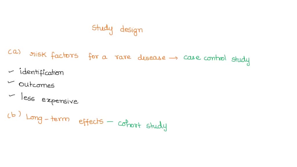 SOLVED 9 Which Study Design Is Best i e Most Efficient And Logical